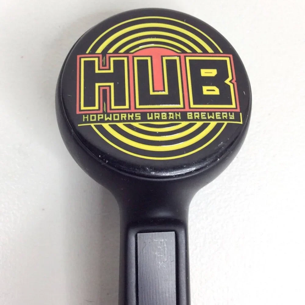 HUB Hopworks Urban Brewery Beer Tap Handle Organic Knob 7